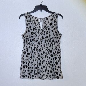 Floral Sleeveless Top